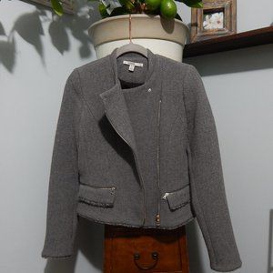 Zara Trafaluc Moto Jacket Gray XS